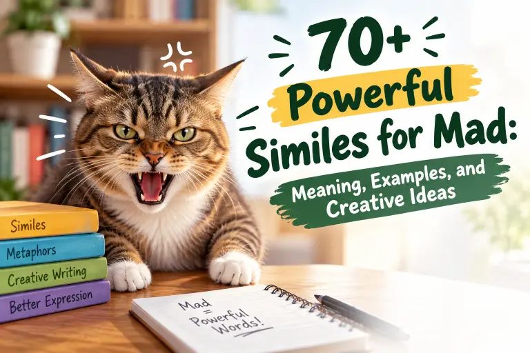 Powerful Similes for Mad Meaning Examples and Creative Ideas