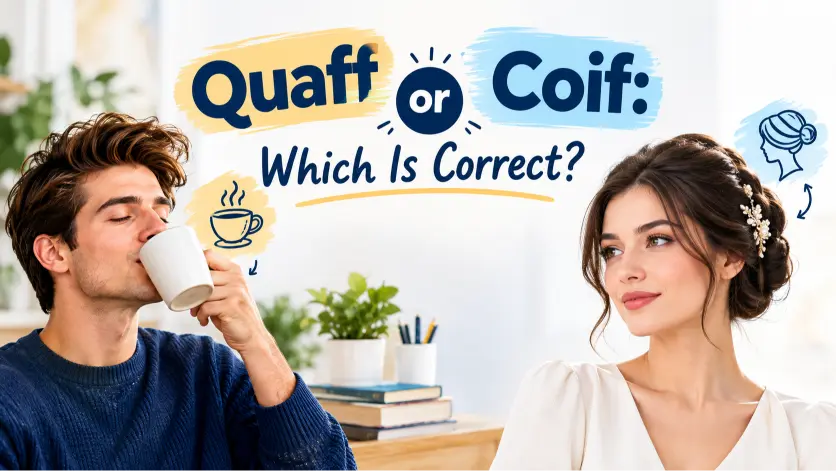 quaff or coif which is correct