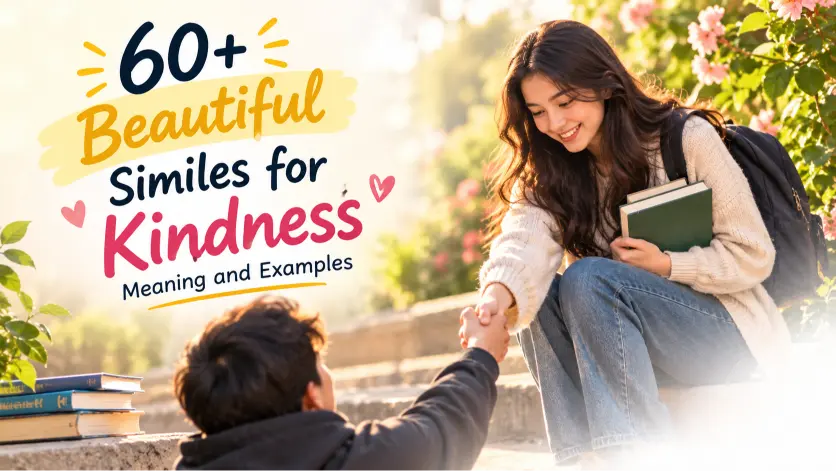 beautiful similes for kindness meaning and examples