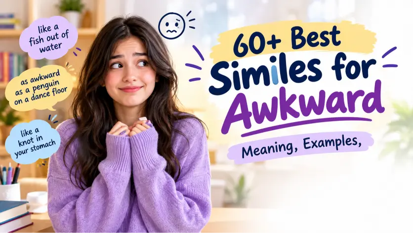 best similes for awkward meaning examples