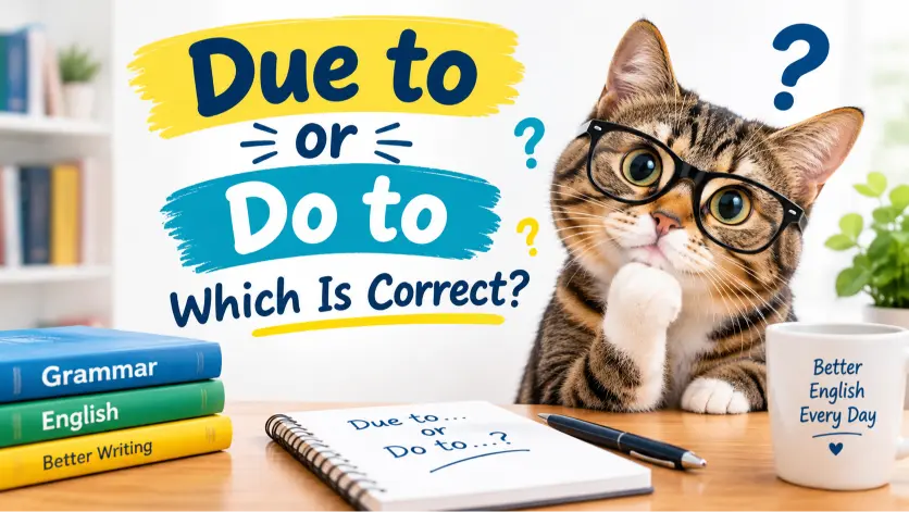 due to or do to which is correct
