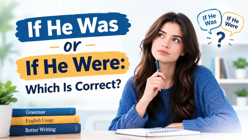 if he was or if he were which is correct