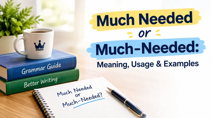 much needed or much needed meaning usage examples