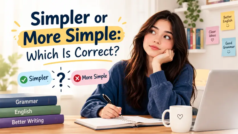 simpler or more simple which is correct
